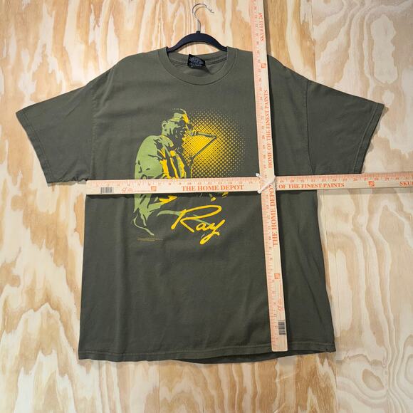 Vintage Y2K Ray Charles jazz musician 2000s zion tag t-shirt - Picture 4 of 4